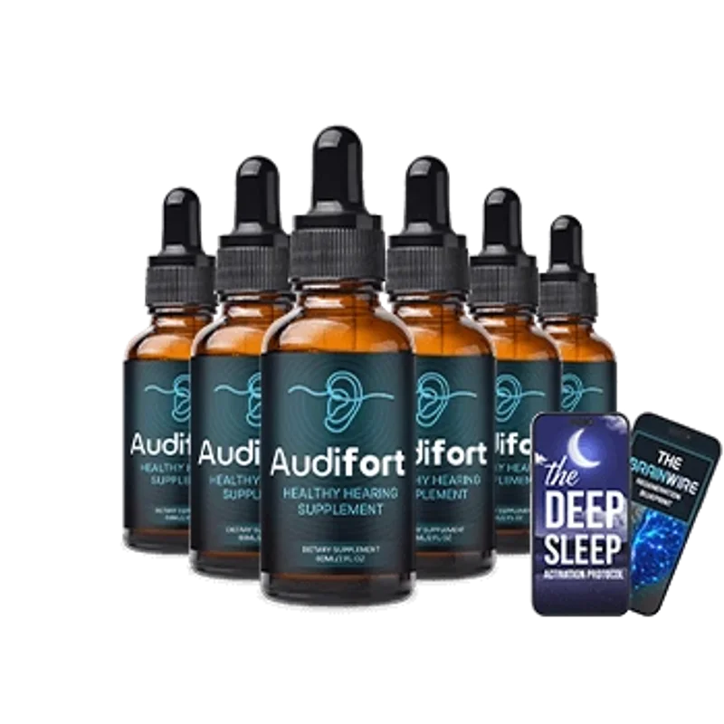 AudiFort Sleep Support — 6 Bottle / 180 Day Pack